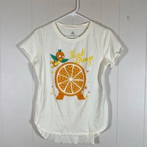 Disney Women's Shirt Epcot Flower Garden Festival Orange Bird Tee size medium